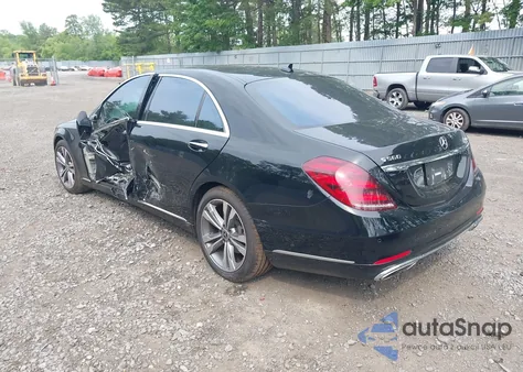 2019 Mercedes-Benz S 560 4Matic из США, поврежденный, VIN WDDUG8GB5KA462897